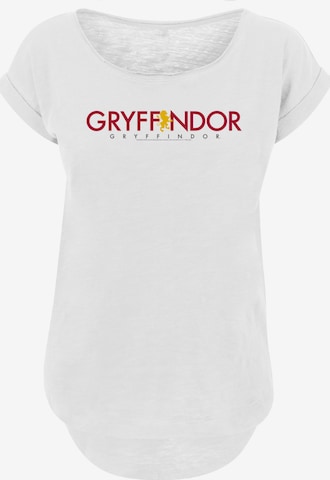 T-shirt 'Harry Potter Gryffindor' F4NT4STIC en blanc : devant