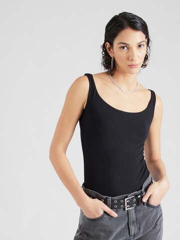 TOPSHOP Top in Zwart: voorkant