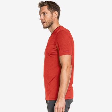 Schöffel Sportshirt 'Hochwanner' in Rot