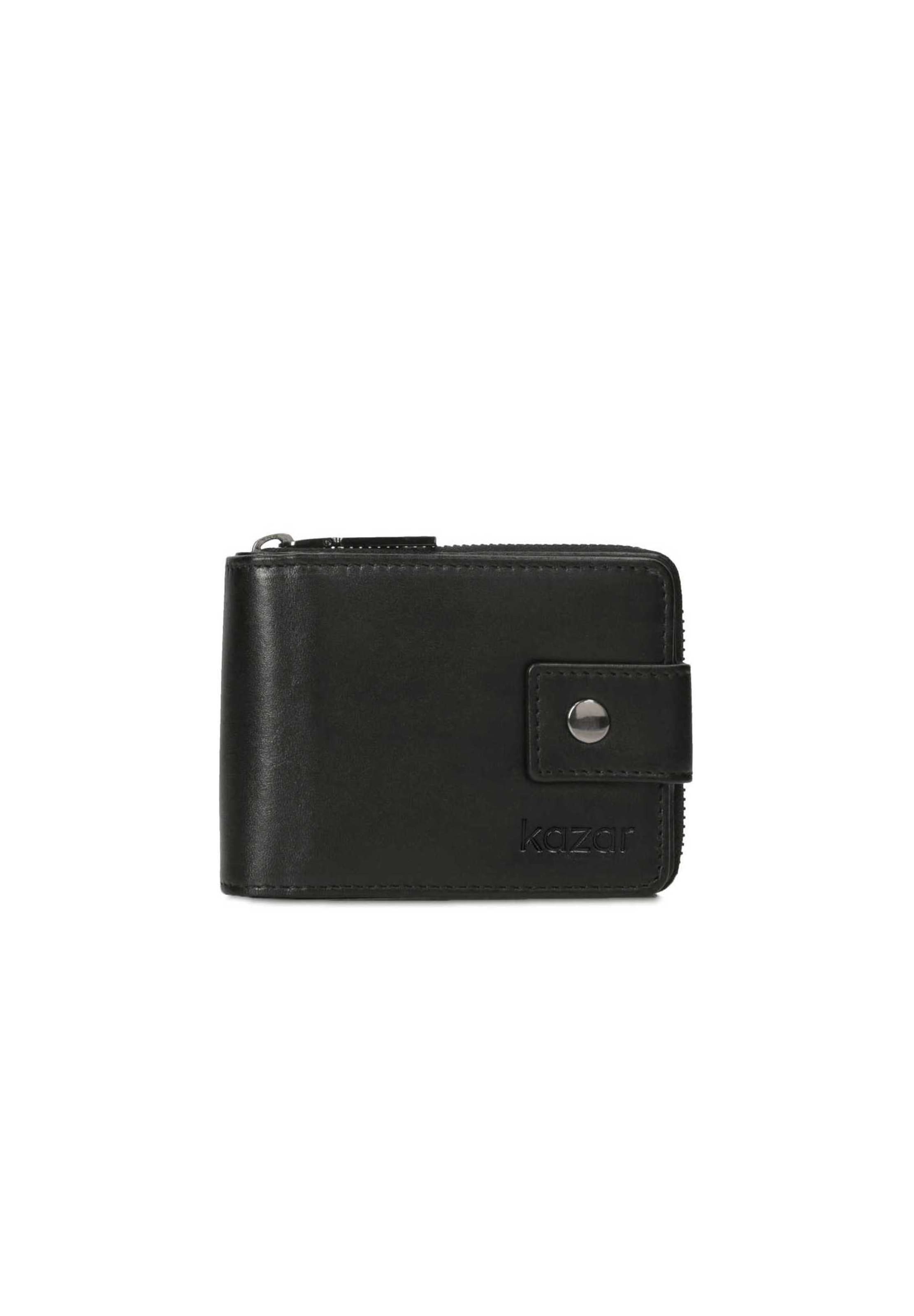 Kazar Portemonnaie in Schwarz: Vorderseite