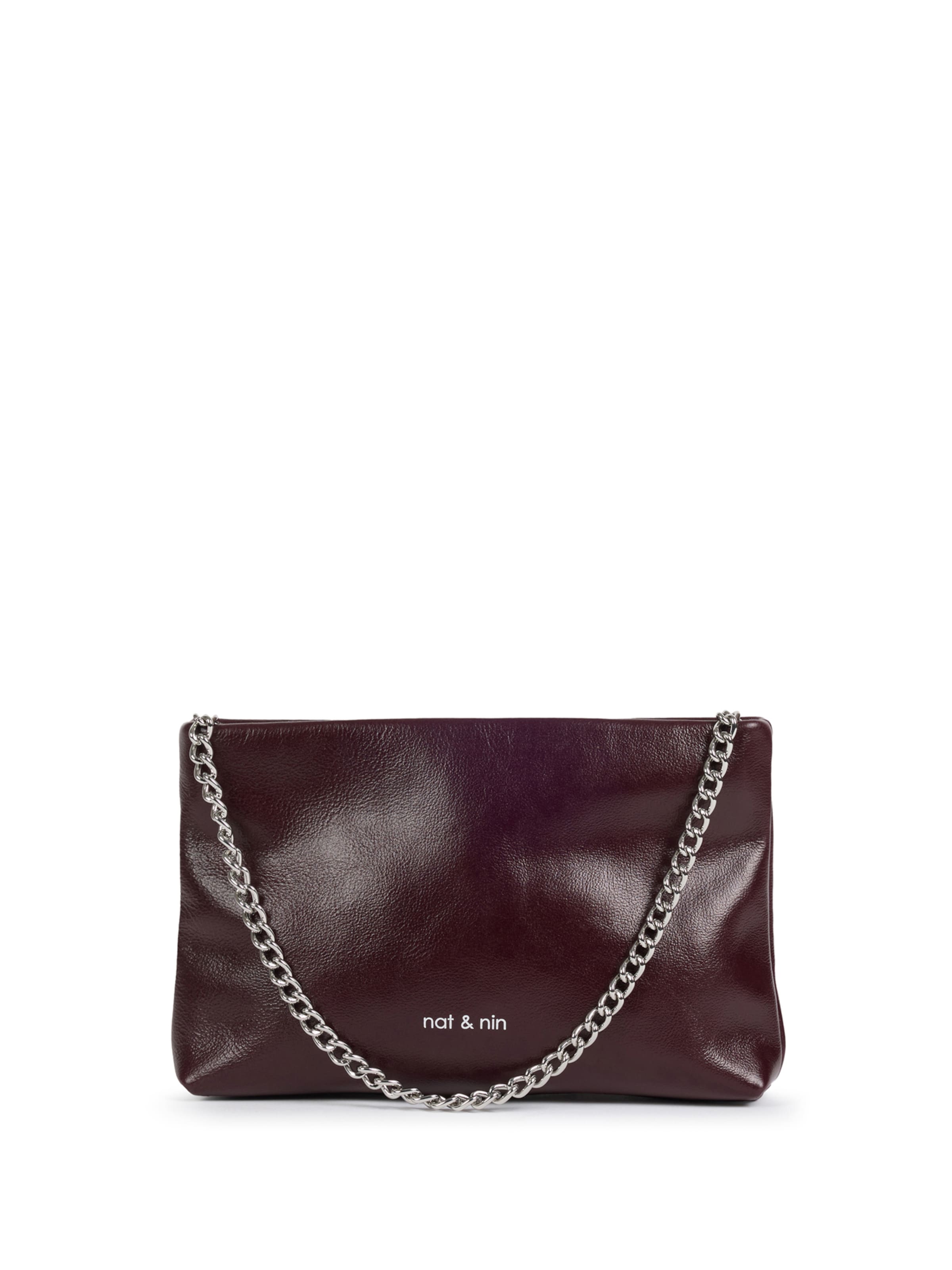 Nat&Nin Schoudertas 'Molly' in Lila: voorkant