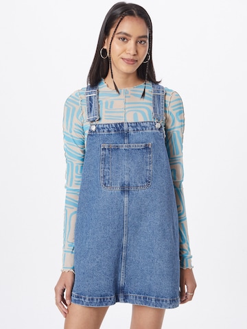 Monki - Vestido em azul: frente