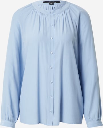 COMMA - Blusa en azul: frente