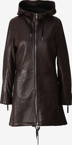 Miracle of Denim Between-Season Jacket in Brown: front