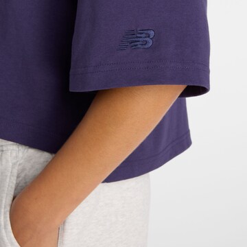 new balance - Camisa oversized em roxo