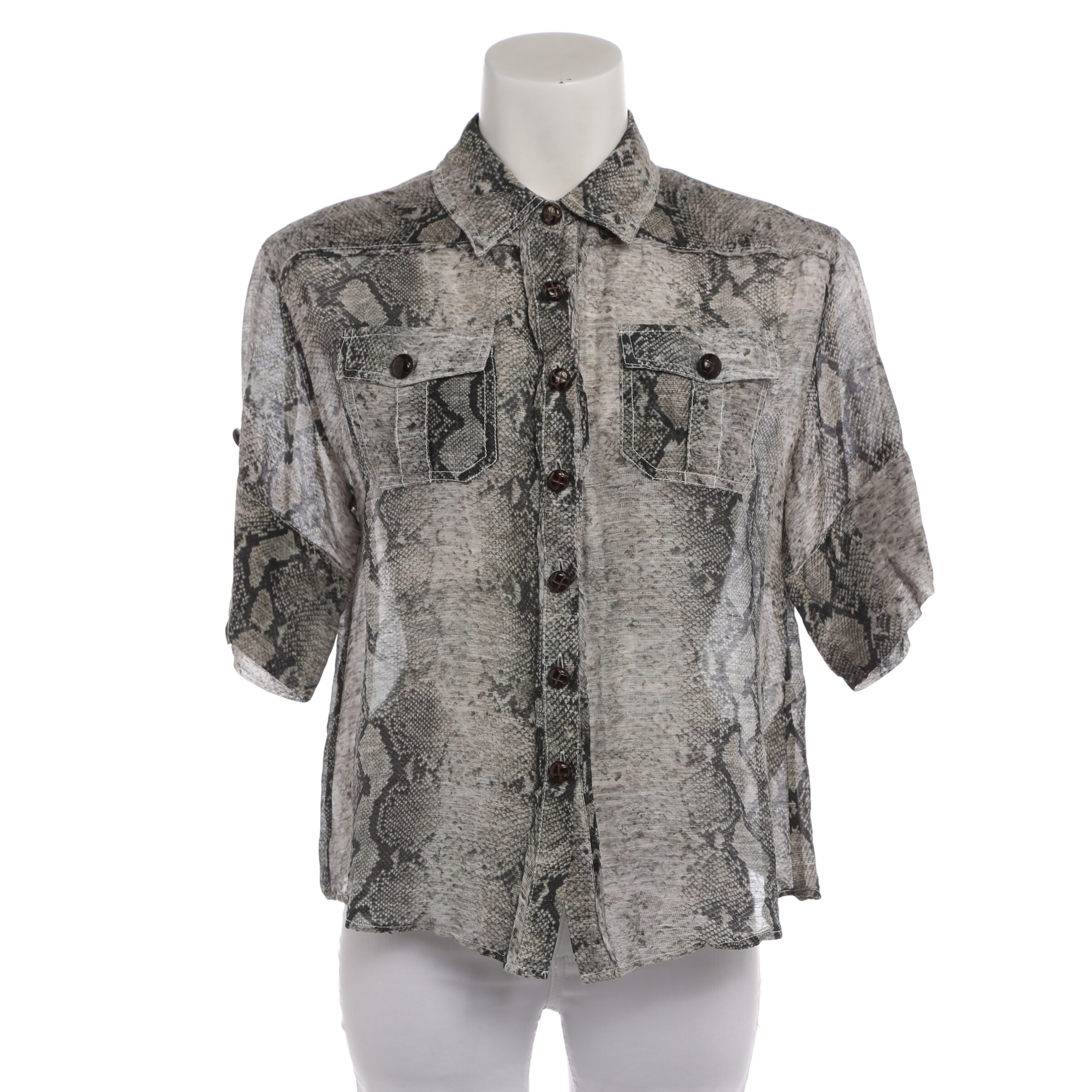 Zimmermann Bluse / Tunika XS in Grau: Vorderseite