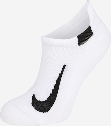 NIKE Športové ponožky - biela: predná strana