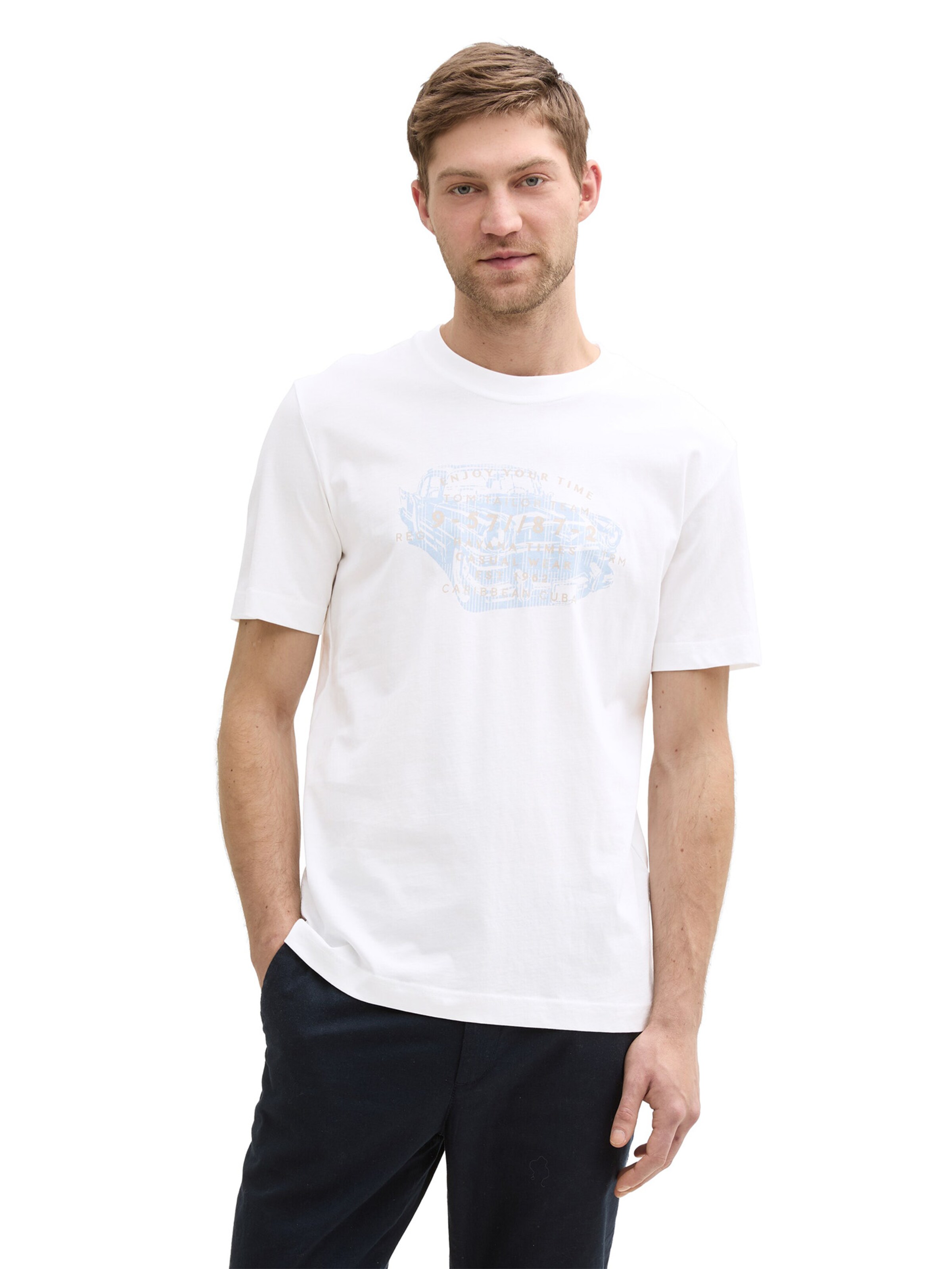 TOM TAILOR Tričko - Sivá: predná strana