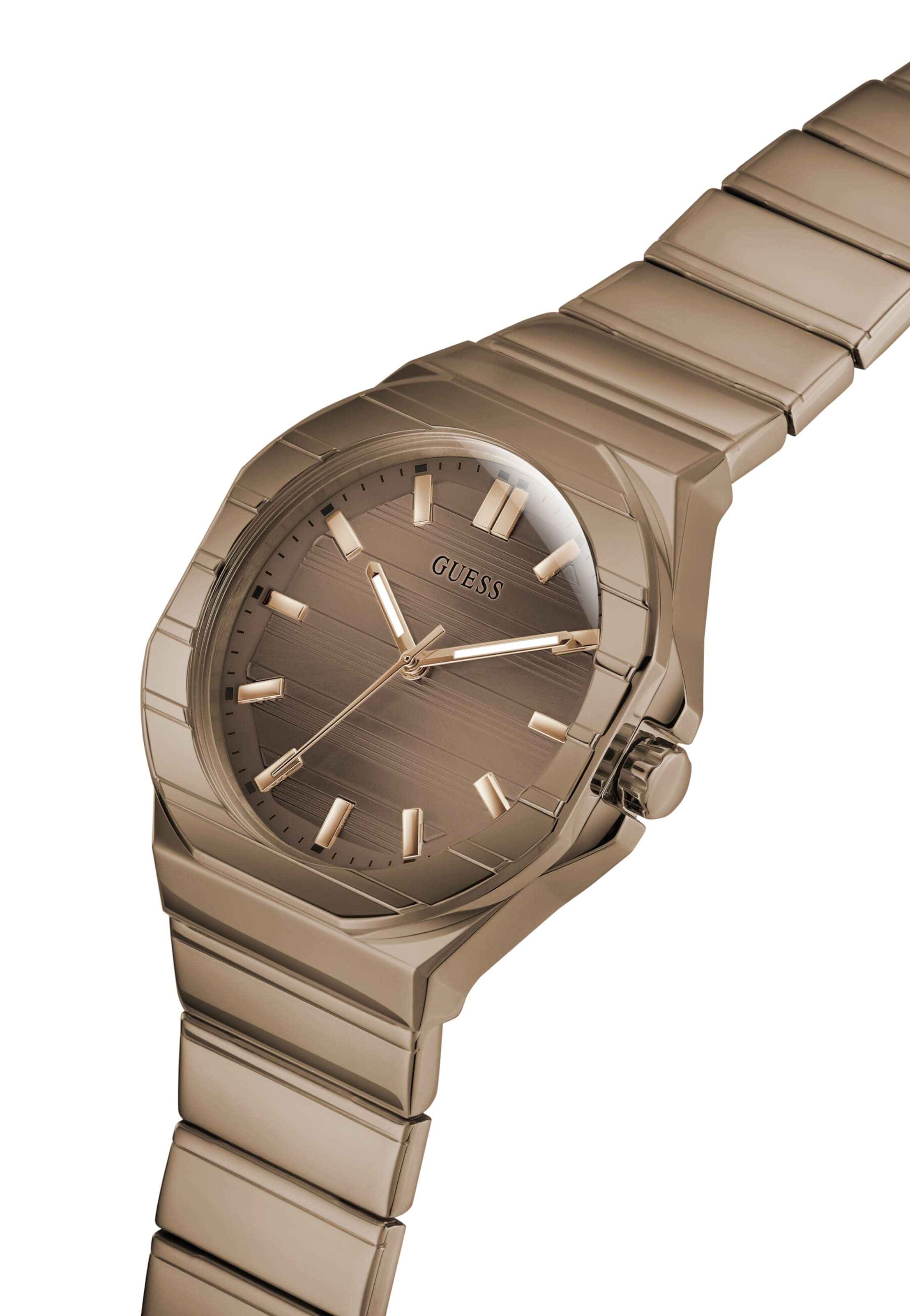 GUESS Analog Watch 'JAQ' in Brown