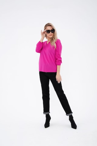 Awesome Apparel Blouse in Roze