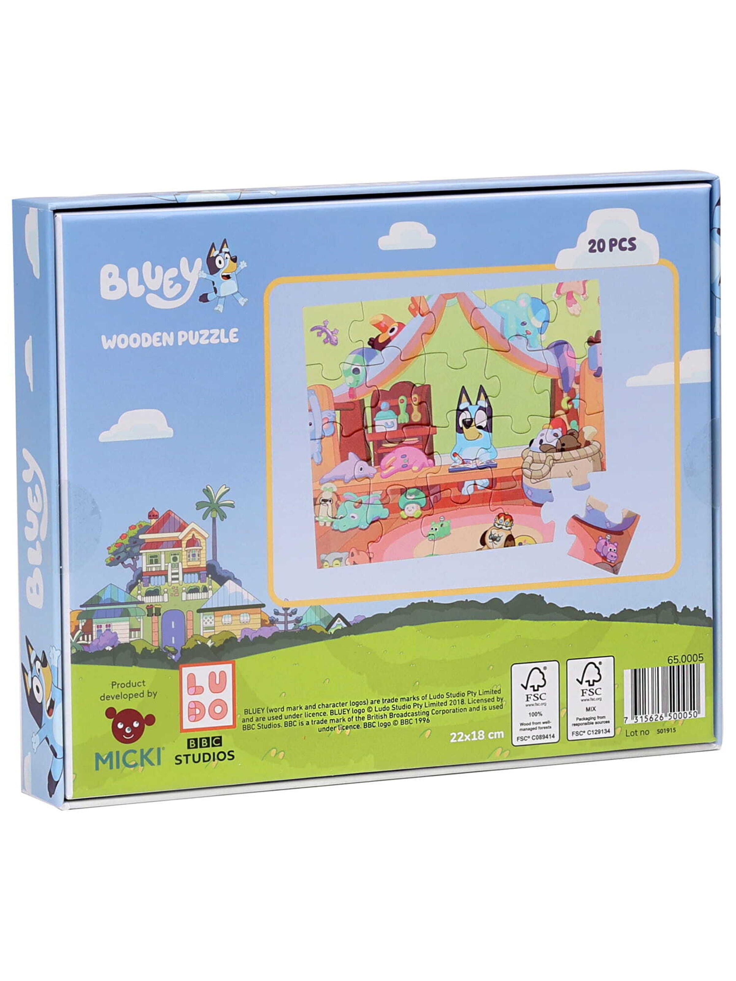 Bluey Puzzle in Grün