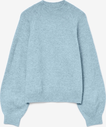 VERO MODA Pullover 'VMLeaf' in Blau: Vorderseite
