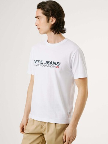 T-Shirt Pepe Jeans en blanc