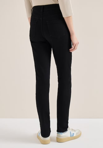 CECIL Slimfit Jeans in Schwarz