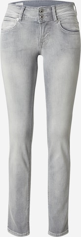 Pepe Jeans - Slimfit Calças de ganga 'Venus' em cinzento: frente