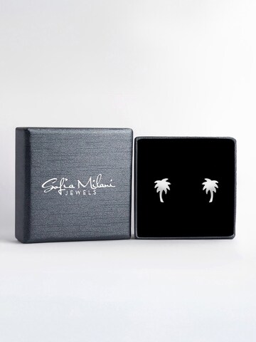 Sofia Milani Ohrringe 'Palm'‌‌‌‌‌‌‌ in Silber
