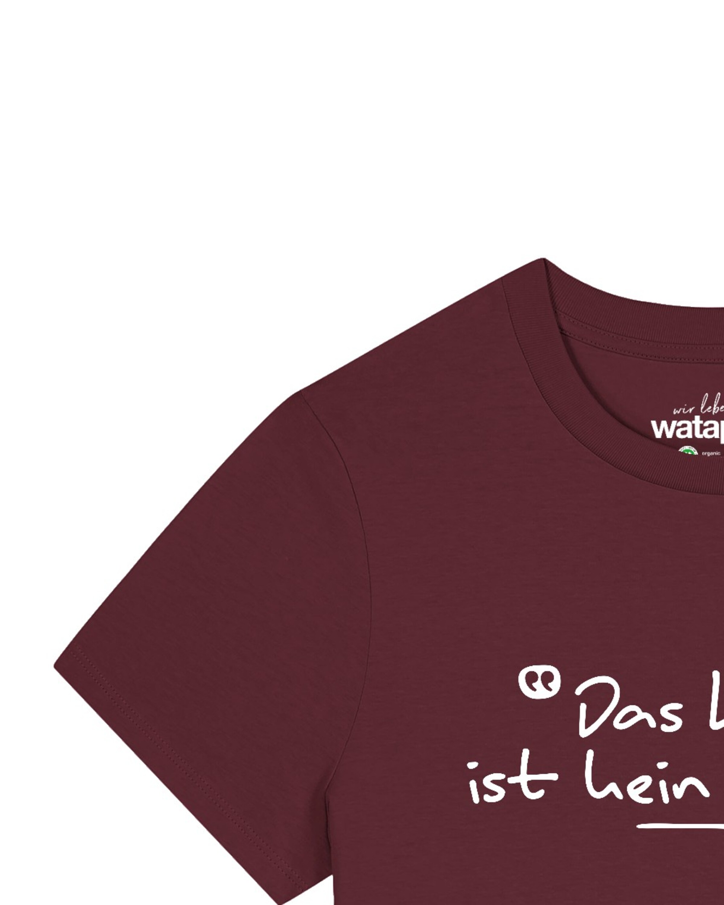T-shirt 'Das Leben Ist Kein Ponyhof' Watapparel en rouge