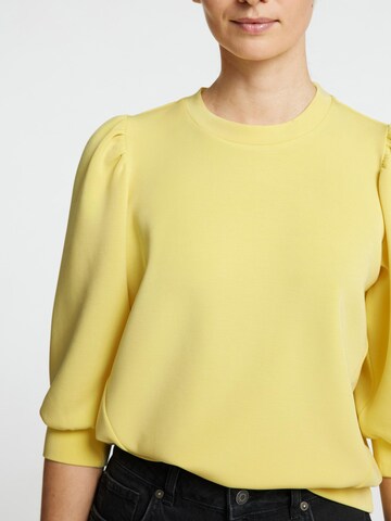 Sweat-shirt 'SLFTenny' SELECTED en jaune