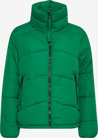 b.young Winter Jacket in Green: front