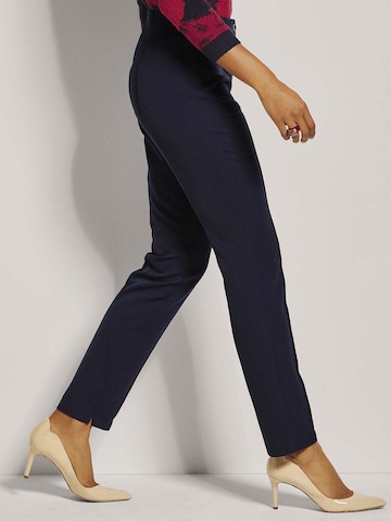 Coupe slim Pantalon MADELEINE en bleu