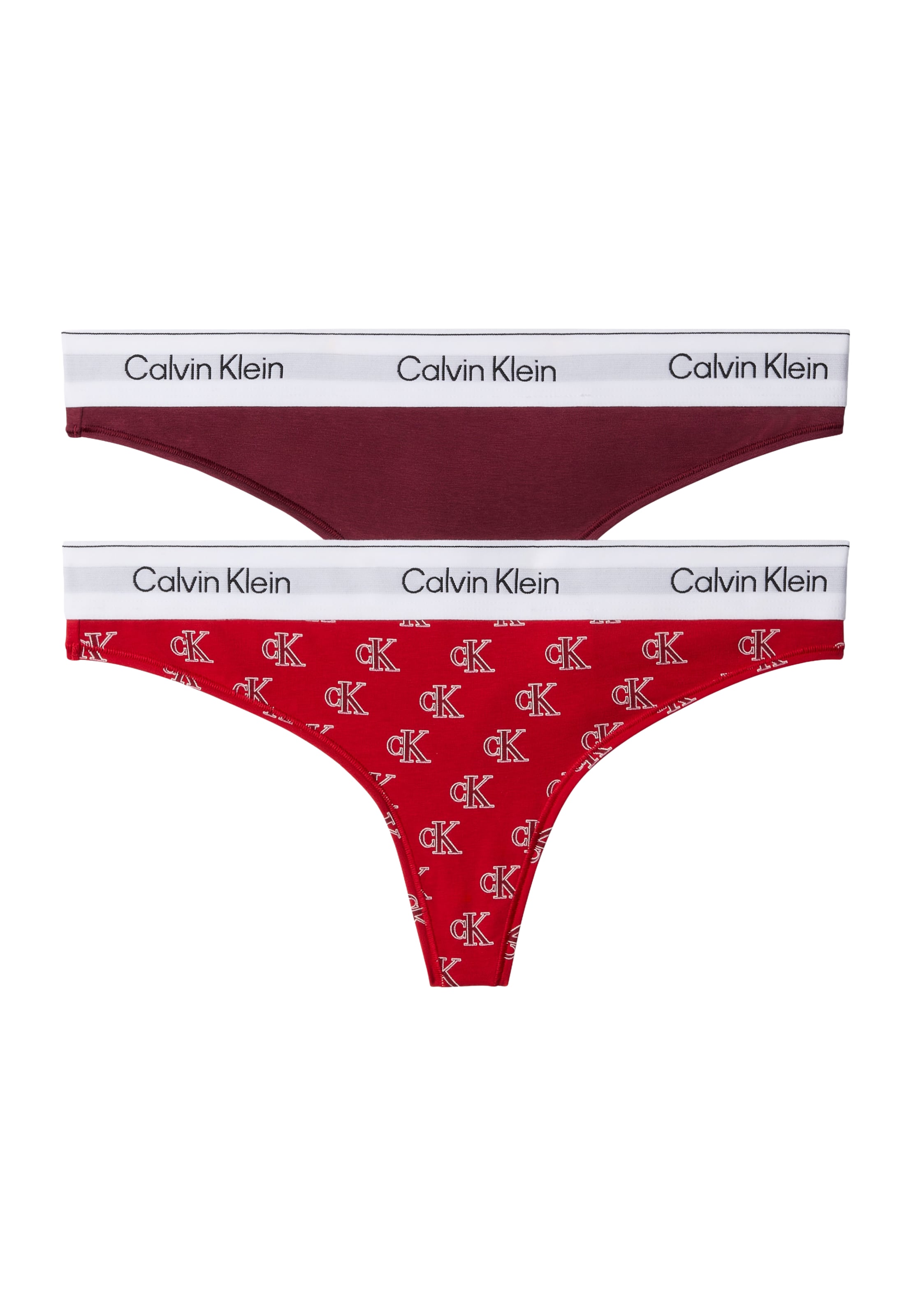 Calvin Klein Underwear String in Rot: Vorderseite