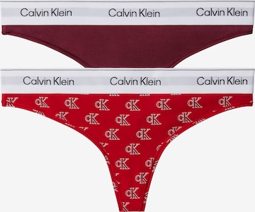Calvin Klein Underwear String in Rot: Vorderseite