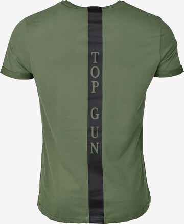 TOP GUN T-Shirt 'TG20213011' in Grün