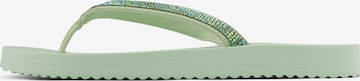 Tongs FLIP*FLOP en vert : devant