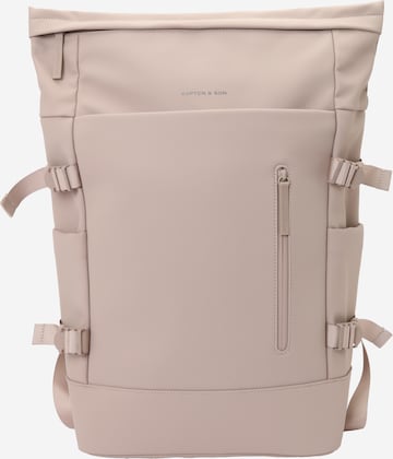Kapten & Son Backpack 'Helsinki Pro' in Pink: front