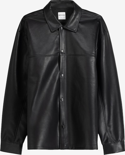 Bershka Button Up Shirt in Black, Item view