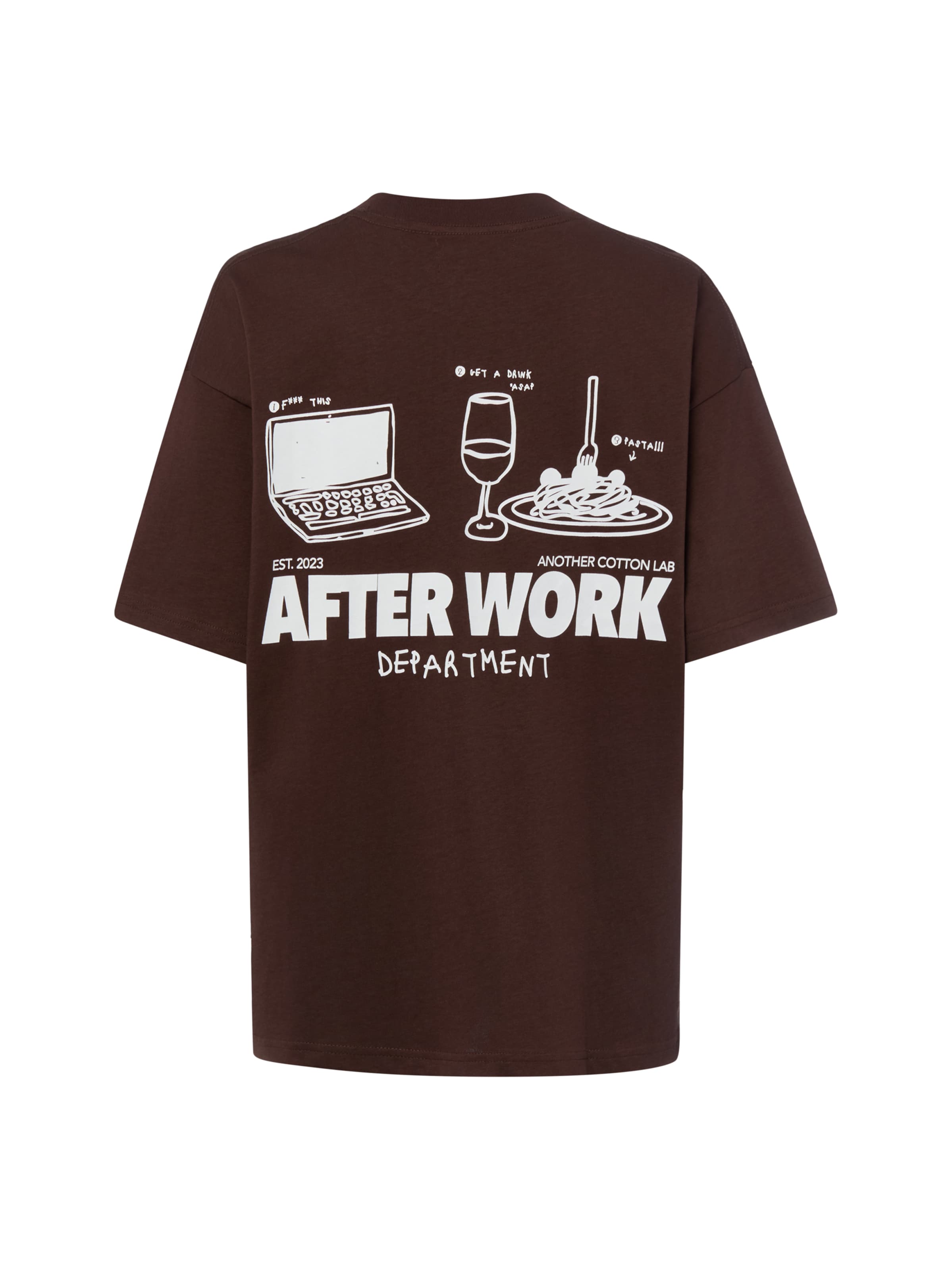 Another Cotton Lab Shirt ' Afterwork ' in Braun