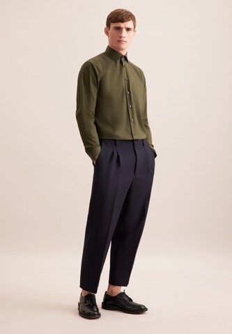 SEIDENSTICKER Regular fit Business shirt in Green