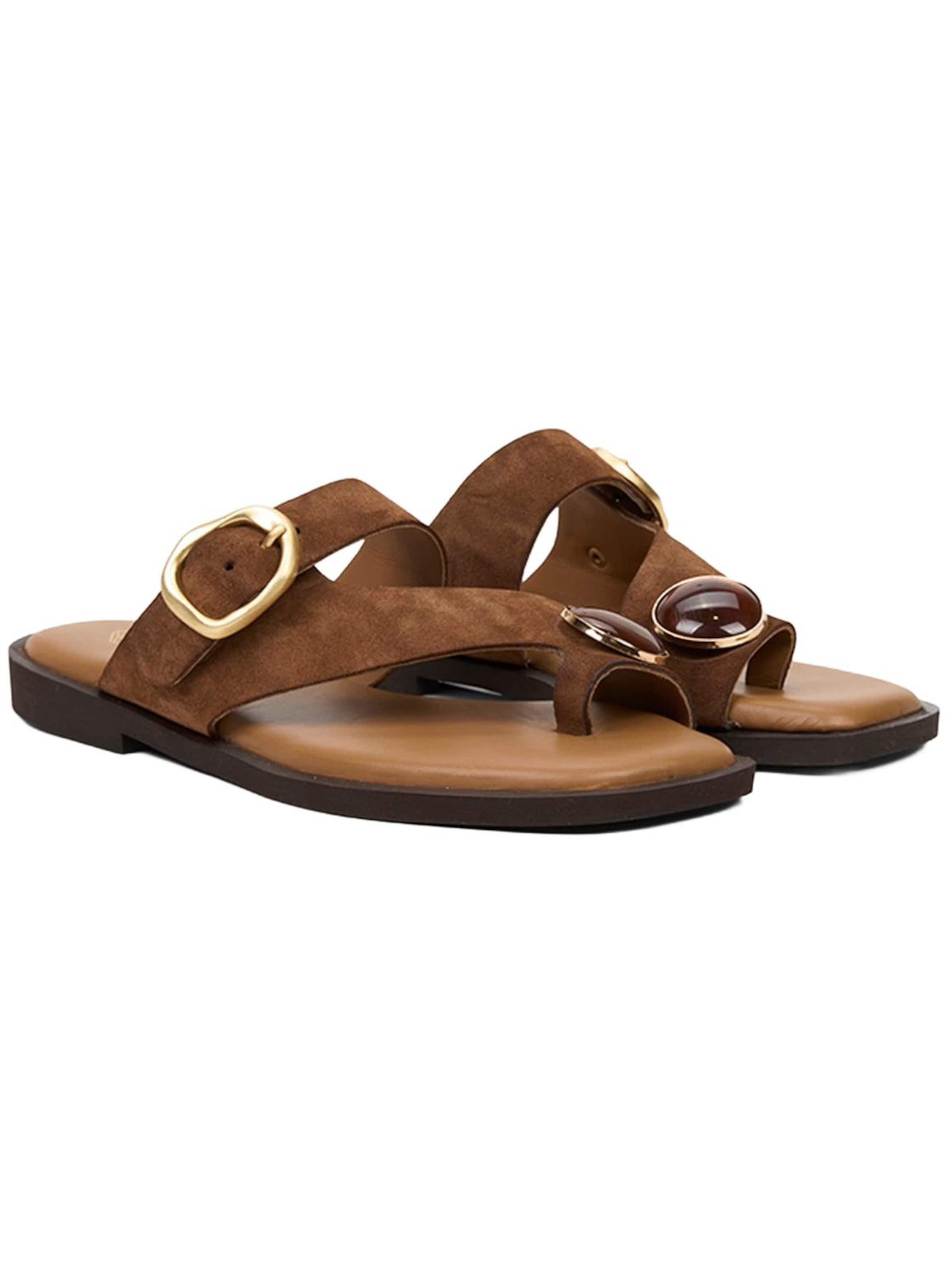 Desa T-bar sandals in Brown