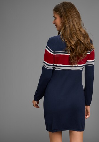 LAURA SCOTT Strickkleid in Blau