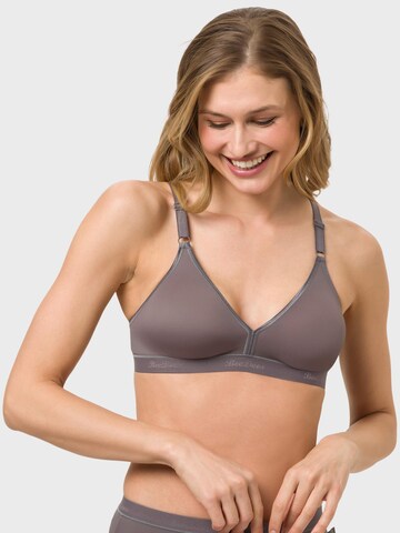 BeeDees Triangle Bra 'BH Microfun N' in Grey