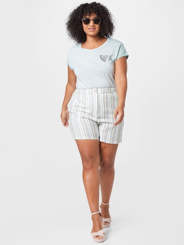 ABOUT YOU Curvy Regular Pants 'Liddy' in Mixed colors