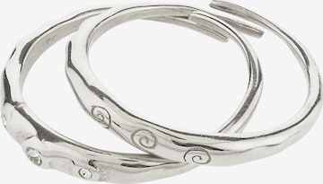 Pilgrim Sormus 'Fire' värissä hopea: etupuoli