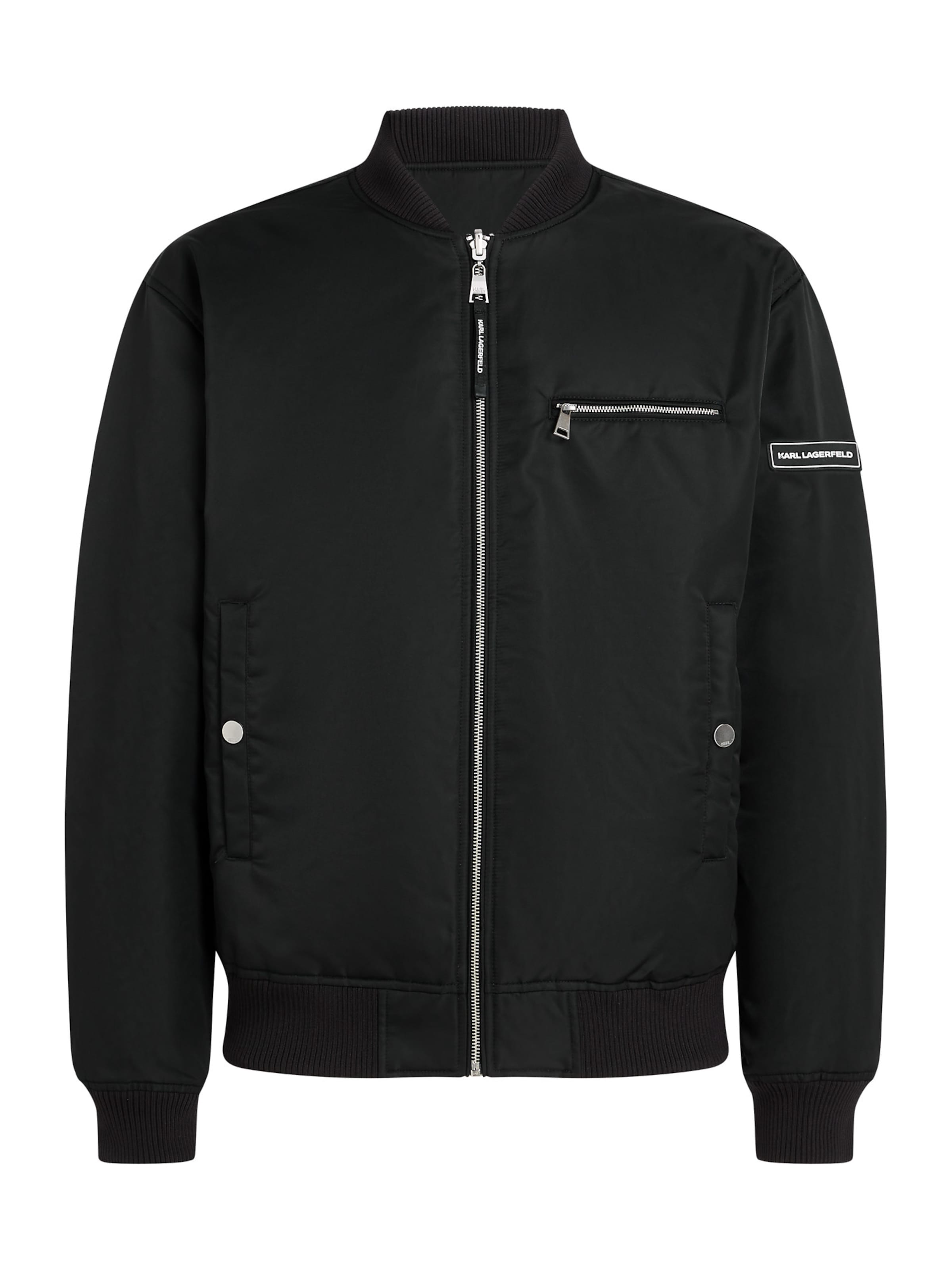 Karl Lagerfeld Övergångsjacka i svart: framsida