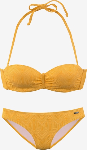 BUFFALO Bikini in Yellow: front