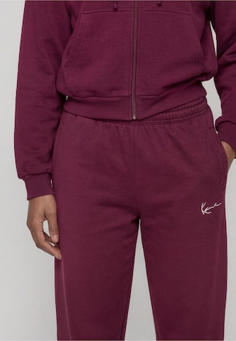 Effilé Pantalon 'Essential' Karl Kani en violet