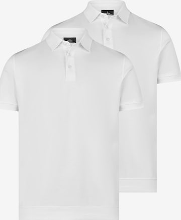 Ragman Shirt 'Basic' in Weiß: Vorderseite
