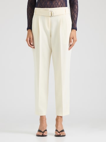 BOSS Regular Laskoshousut 'Tecarinah' värissä beige: etupuoli