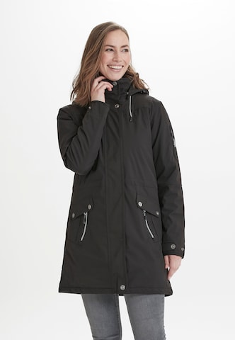 Whistler Outdoor Jacket in Black: front