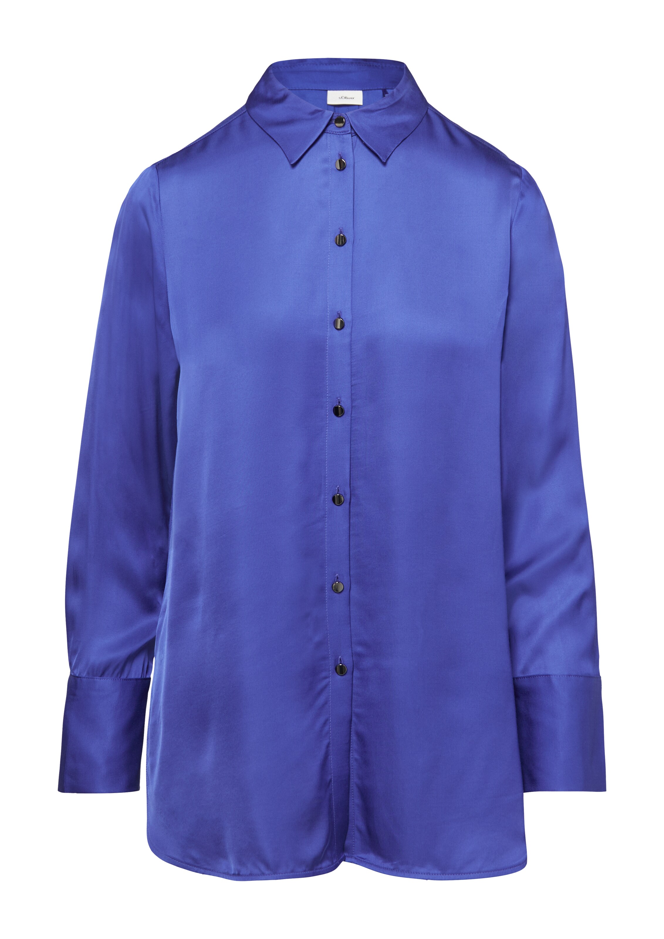 s.Oliver BLACK LABEL Bluse in Blau: Vorderseite