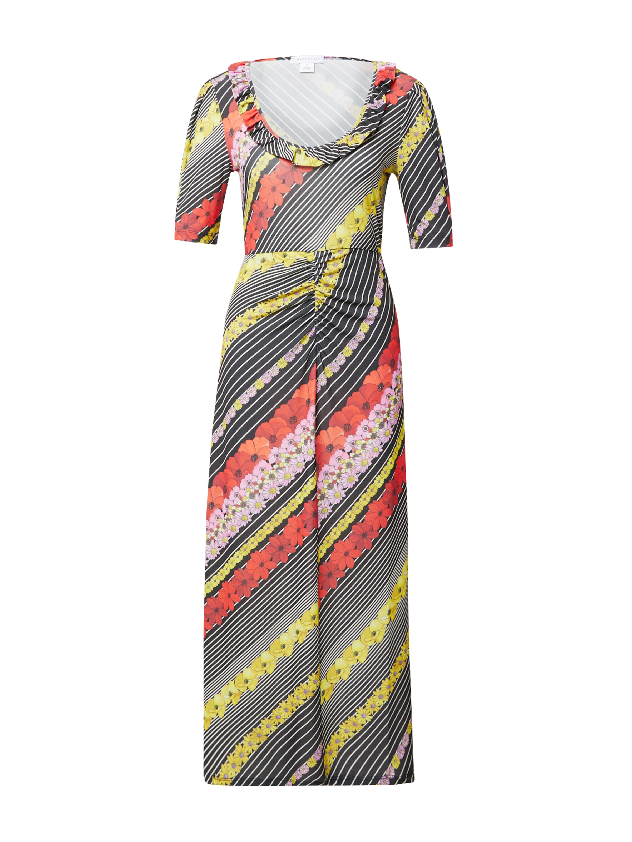 Warehouse Dress in Mixed colours: front