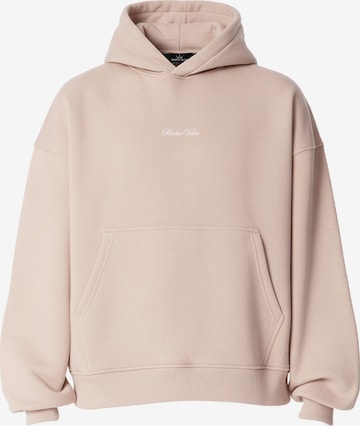 Sweat-shirt MARTIN VALEN en beige : devant