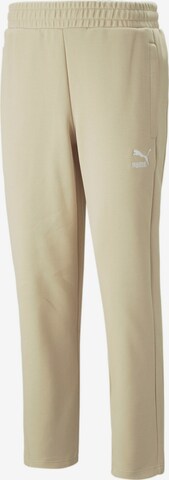 Pantalon 'T7' PUMA en beige : devant