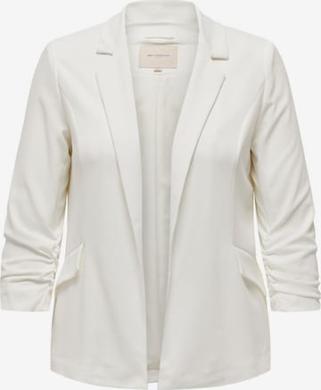 Blazer ONLY Carmakoma en blanc : devant