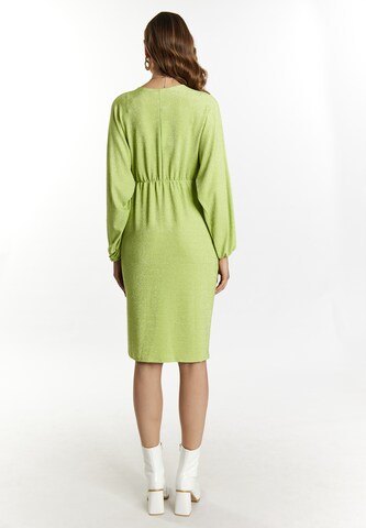 Abito di faina in verde