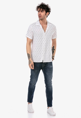 Redbridge Regular fit Button Up Shirt 'Slough' in White